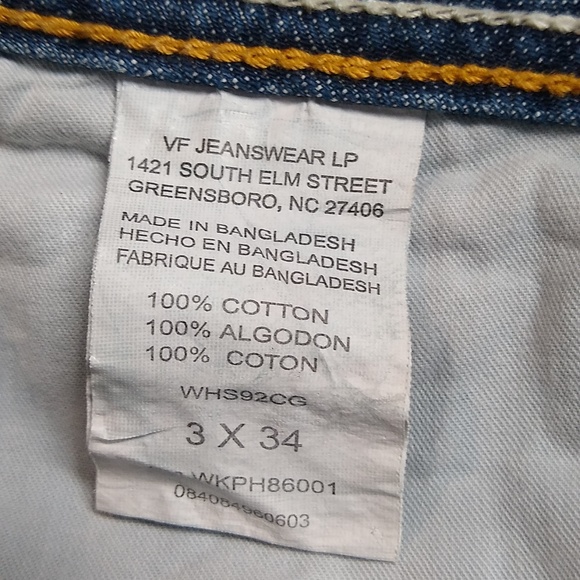 VF Jeanswear LP – Women’s Jeans – Blue –  3 X 34 – Low Rise - Picture 16 of 16